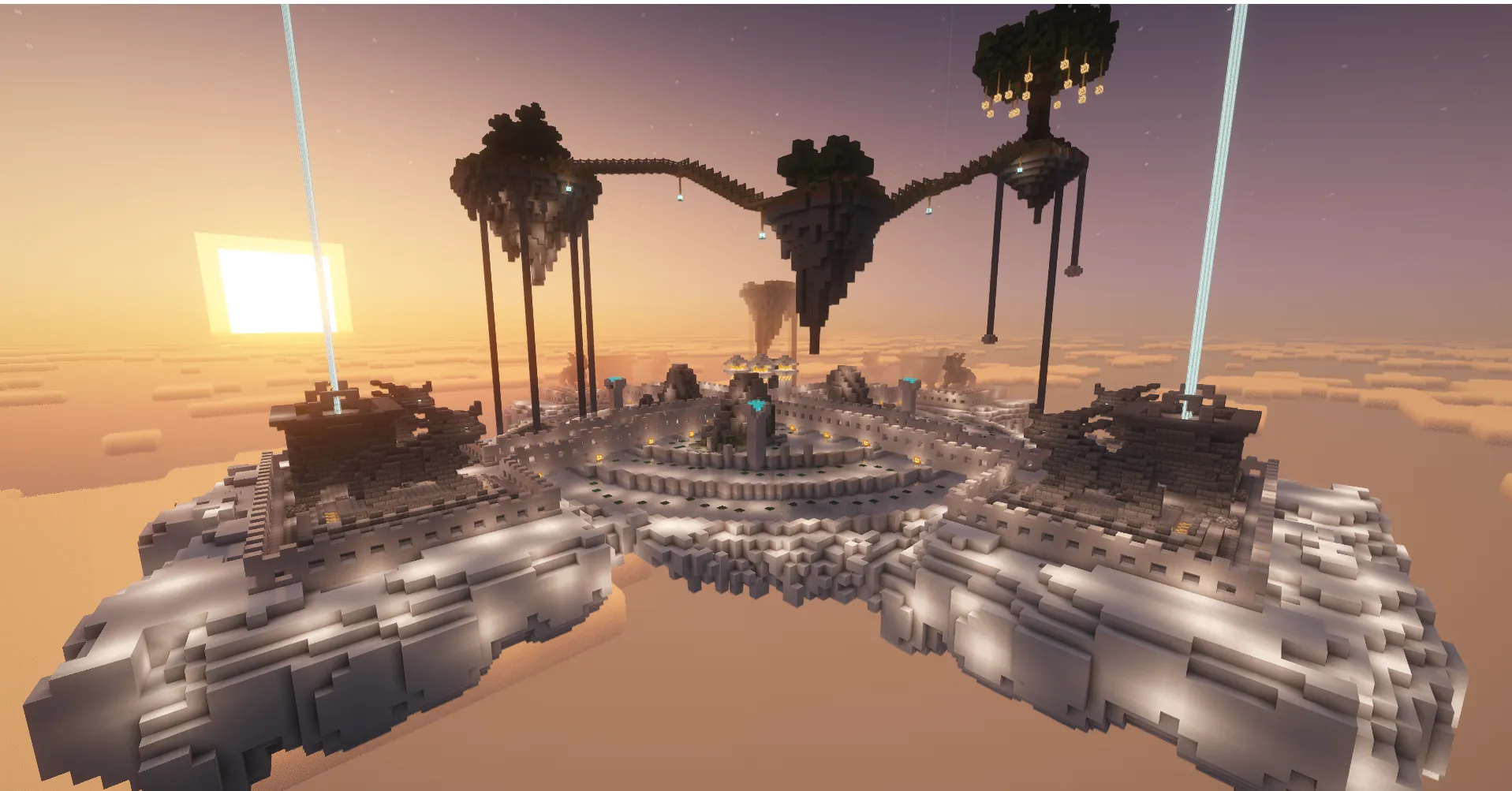 黄昏下的服务器